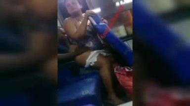 A Tanzanian woman having sex in a public bus